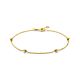 9k Armband Kugel 17,5 - 18,5 cm 9K Gelb