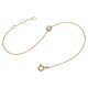 Armband Zirkonia 16,5 - 17,5 - 18,5 cm 14K Roségold