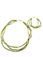 Hangemaakt collier gepatineerd