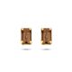 Ohrringe Rauchquarz 14K Gelbgold