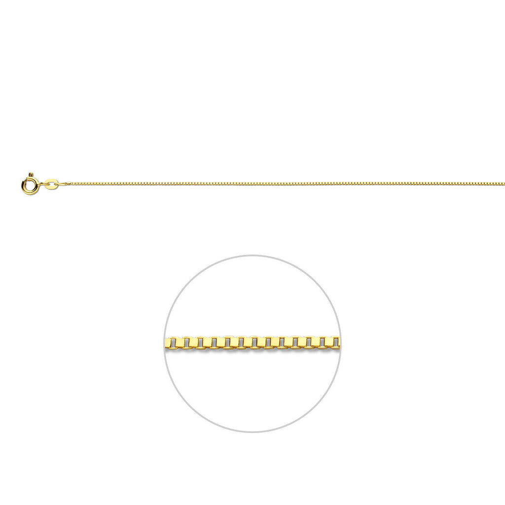 venetiaans 0,8 mm 14K geelgoud