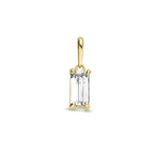 hanger zirkonia 14K geelgoud