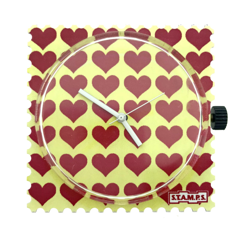 STAMPS-klokje hartjes