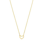 collier hart 41 - 43 - 45 cm 14K geelgoud