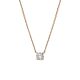 Halskette Zirkonia 40 - 42 - 44 cm 14K Roségold