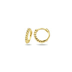klapoorringen bolletjes 10 mm 14K geelgoud