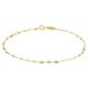 Fußkettchenplatten 1,5 mm 24 - 26 cm 14K Gelbgold