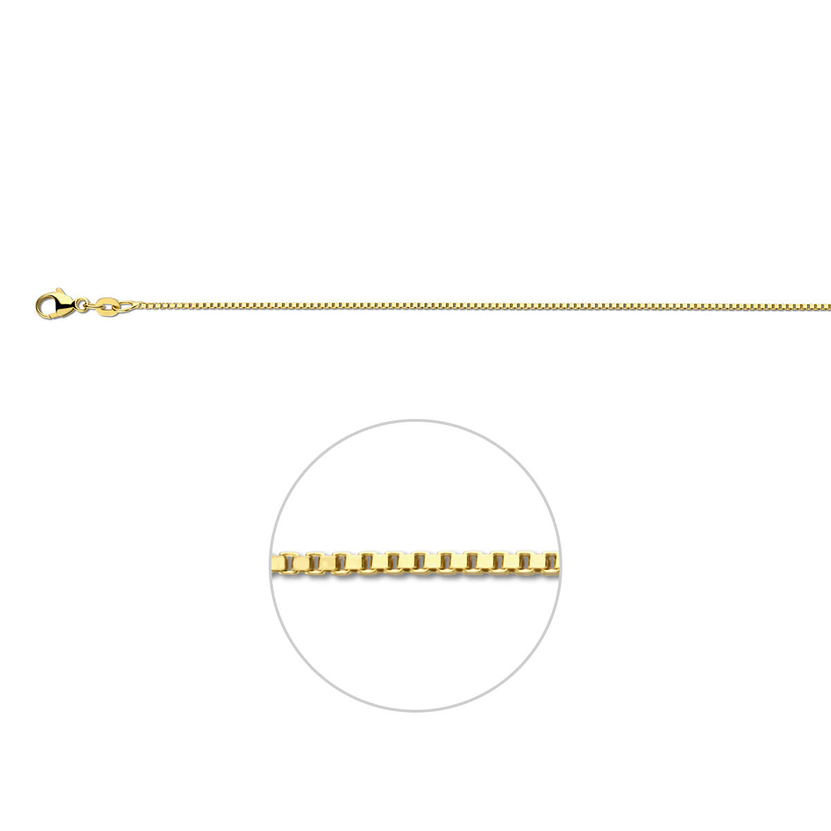 venetiaans 1,1 mm 14K geelgoud