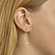 doortrekoorbellen rondjes 14K geelgoud