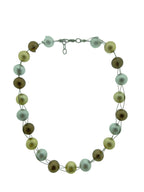 gevlochten bollen collier