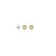 Ohrstecker Zirkonia 4 mm 14K Gelbgold