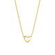 Halskette Herz 41 - 43 - 45 cm 14K Gelbgold