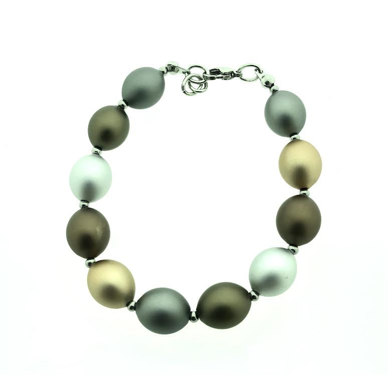 armband ovalen kralen