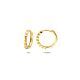Klappcreolen 12 mm 14K Gelbgold