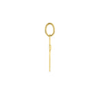 Hanger kruis 14k geelgoud