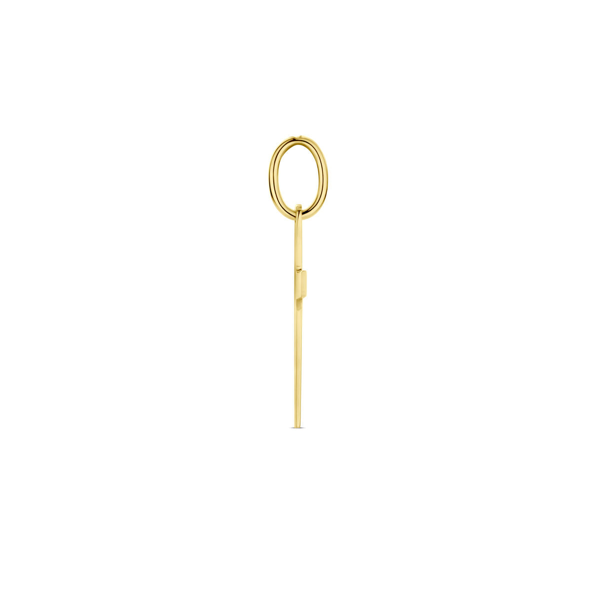 Hanger kruis 14k geelgoud
