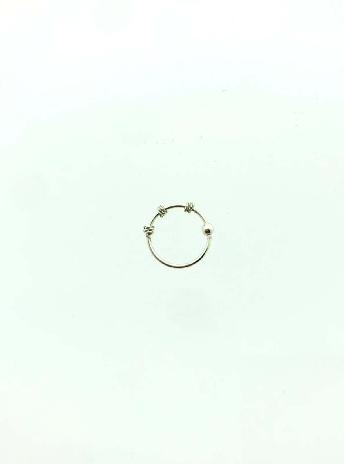 Zilveren neusringetjes bali