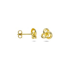 Ohrstecker Knopf 7 mm 14K Gelbgold