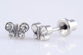 Schietoorbellen Vlinder M/K S/S 6 mm