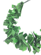 Handgemaakte collier rubber stroken