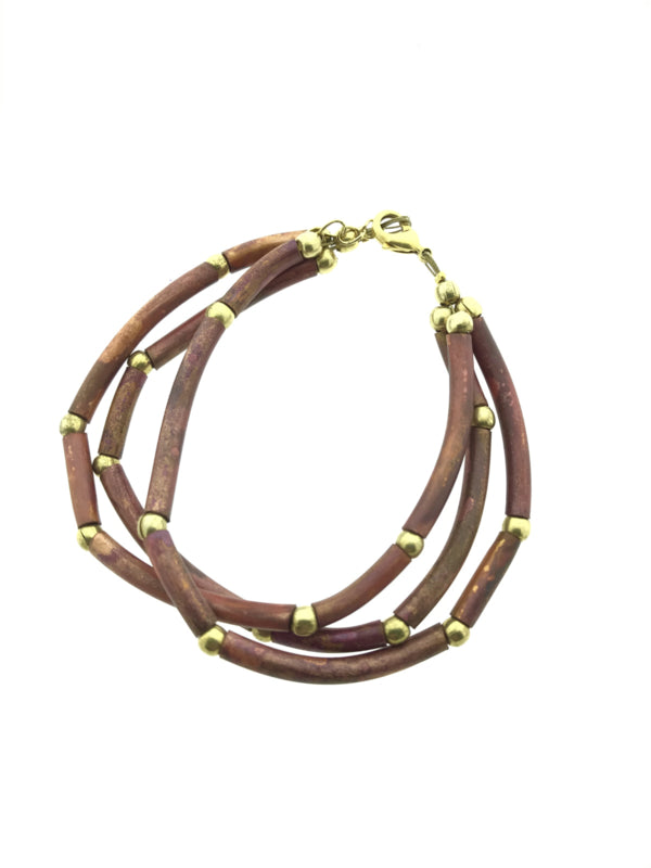 Armband gepatineerd meervoudig