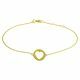 Armband Herz 16,5 - 17,5 - 18,5 cm 14K Gelbgold