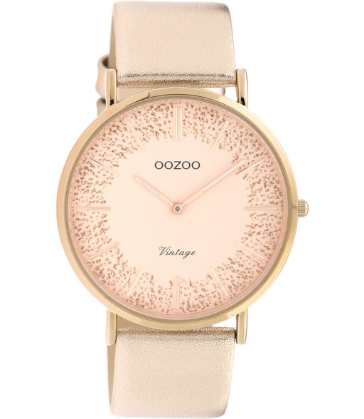 OOZOO Vintage rosé glitter 40 mm C20127
