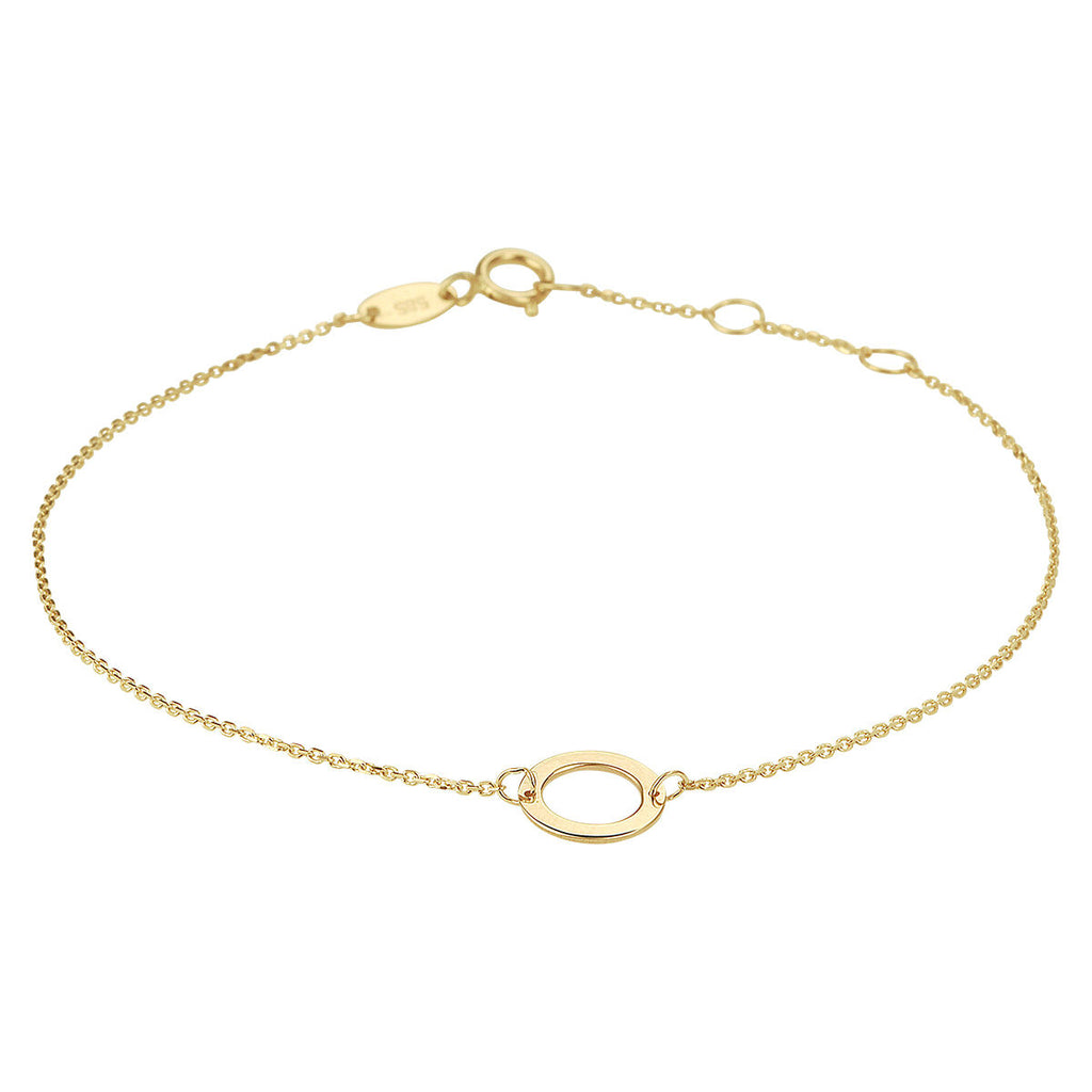 Armband rund 16,5 - 17,5 - 18,5 cm 14K Gelbgold