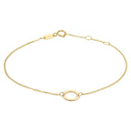Armband rund 16,5 - 17,5 - 18,5 cm 14K Gelbgold