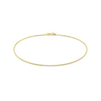 enkelbandje anker plat 1,2 mm 24 - 26 cm 14K geelgoud
