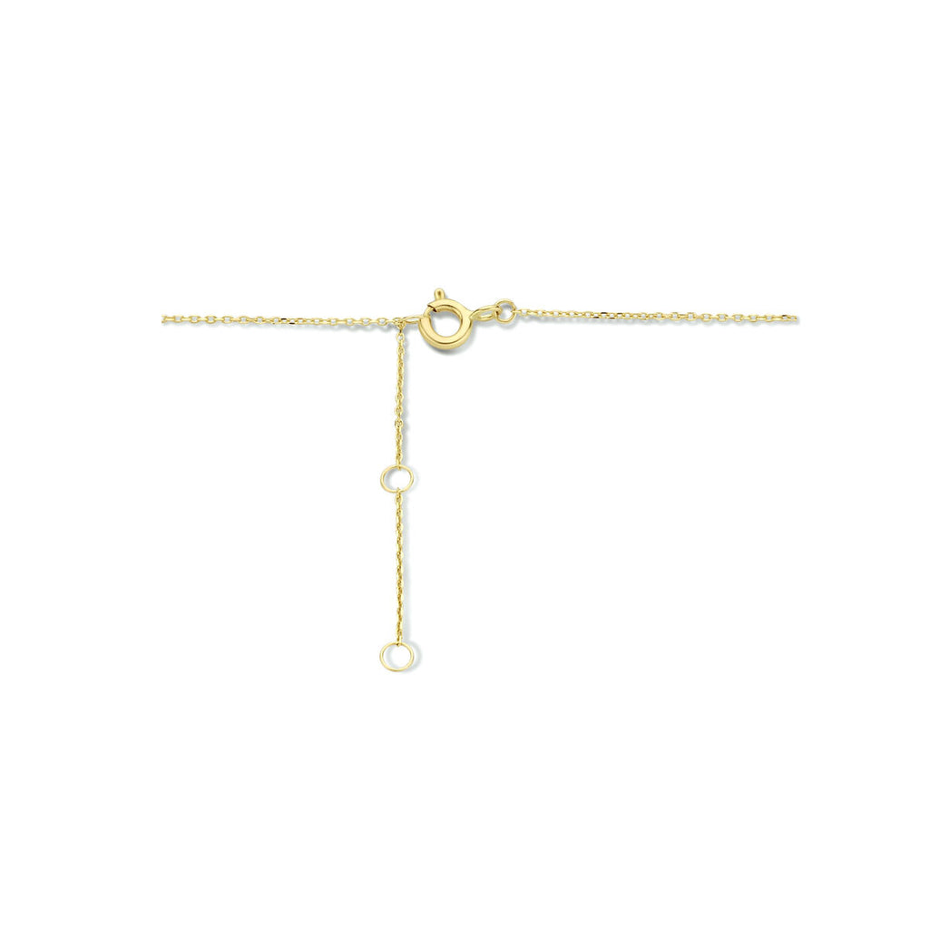 collier hartjes 40 - 42 - 44 cm 14K geelgoud