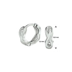 Ohrhänger Infinity Silber rhodiniert